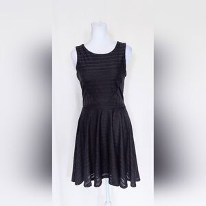 Altar'd State Fit & Flare Sleeveless Mini Dress Black Size Small